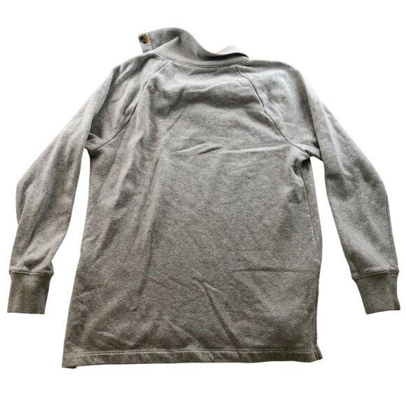 J. Crew Womens Sweater Size XS Long Sleeve Pullover Fleece Knit Casual Cozy Gray - Picture 2 of 9